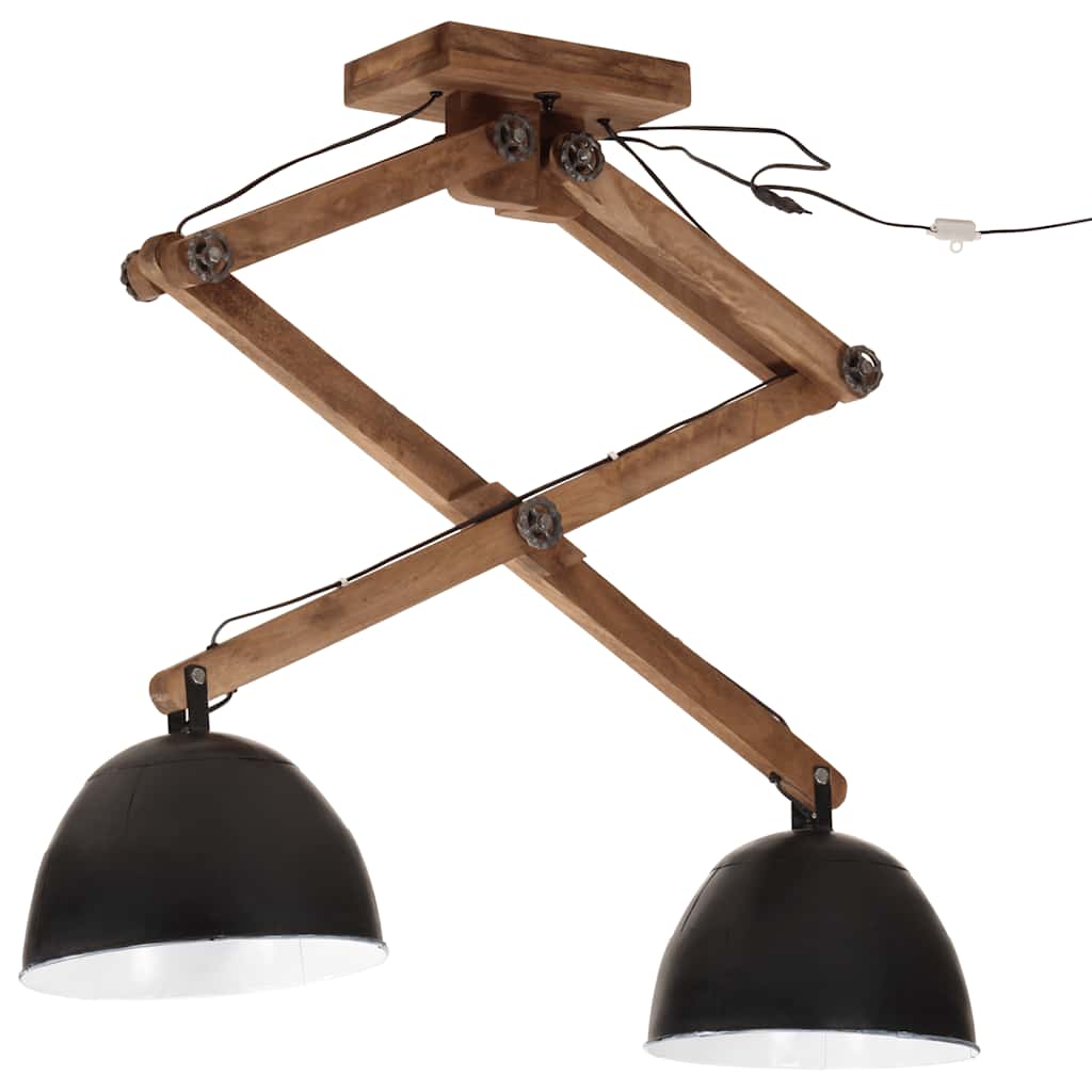 Vidaxl Plafond lampe 25 W E27 29x18x85 cm noir