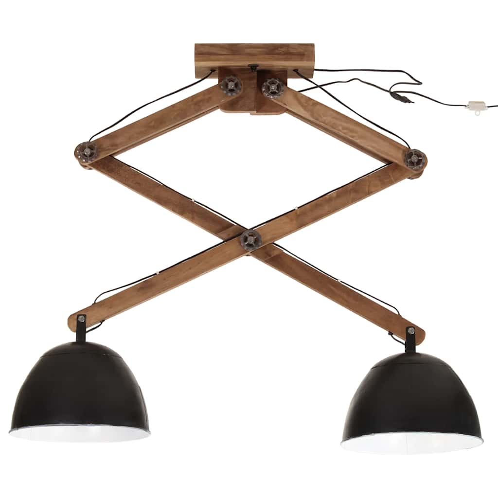 Vidaxl Plafond lampe 25 W E27 29x18x85 cm noir