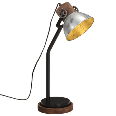 Lampe de bureau Vidaxl 25 W e27 18x18x60 cm Couleurs argentées vintage