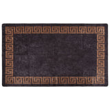 Tapis vidaxl Wasable Anti-Slip 120x170 cm noir et or de couleur - afbeelding 2