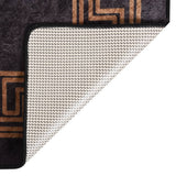 Tapis vidaxl Wasable Anti-Slip 120x170 cm noir et or de couleur - afbeelding 3