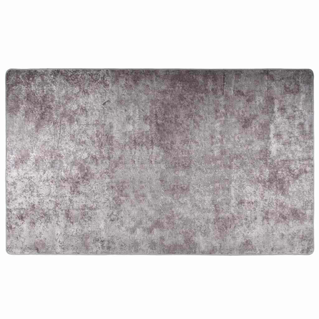 Tapis vidaxl Wasable Anti-Slip 120x170 cm Gray
