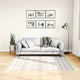 Tapis vidaxl Anti-slip lavable 120x170 cm noir et blanc