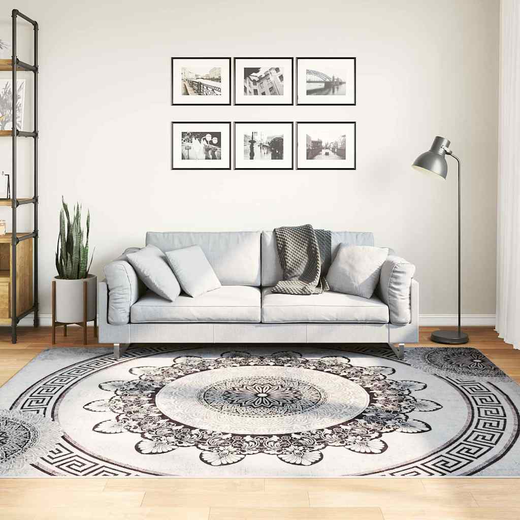 Vidaxl tapis lavable antidérapant 150x230 cm multicolore