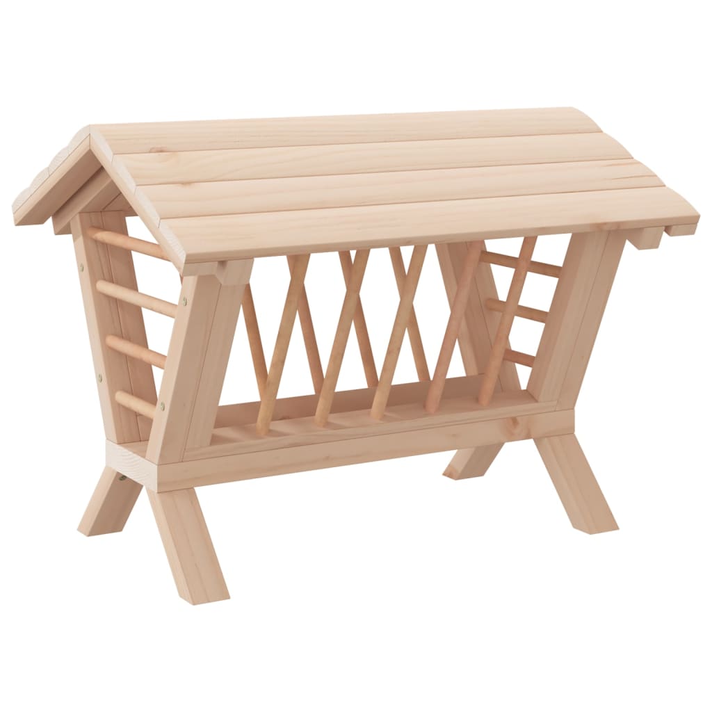 Vidaxl hooiruif pour lapins 44x33x33 cm