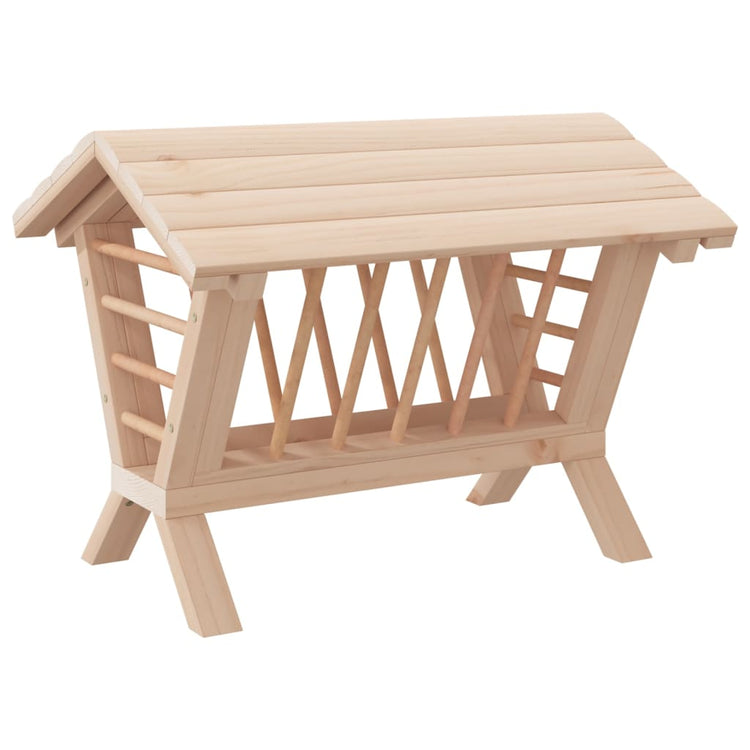 Vidaxl hooiruif pour lapins 44x33x33 cm