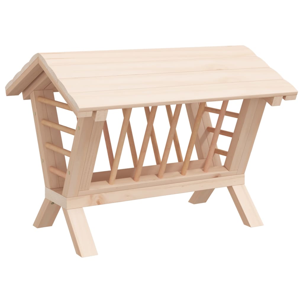 Vidaxl hooiruif pour lapins 44x33x33 cm
