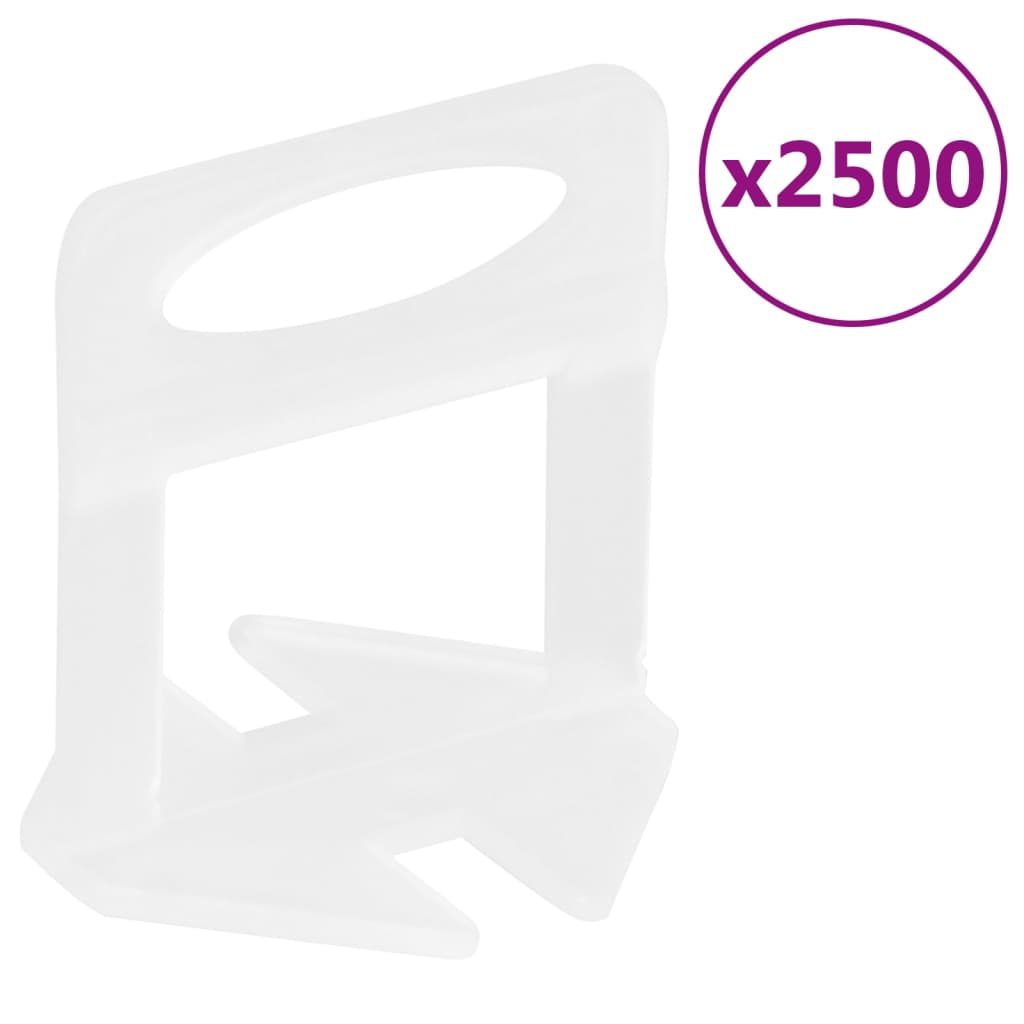 Pinces de nivellement Vidaxl pour tuiles 2500 ST 1,5 mm