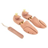 Tendeur de chaussures Vidaxl avec des chaussures dans EU 38-39 Cédar solide Wood - afbeelding 1