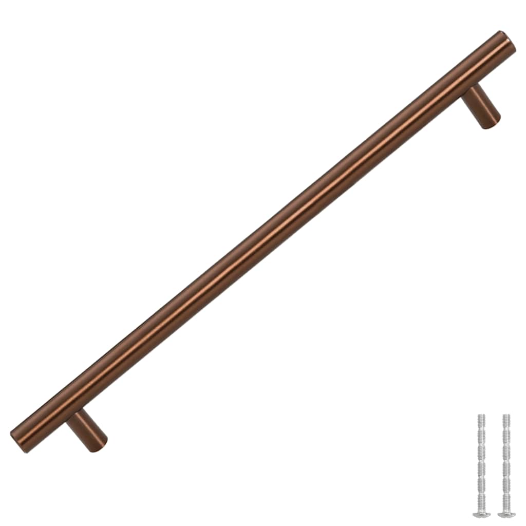 VidaXL poignées 5 pcs 224 mm acier inoxydable couleur bronze