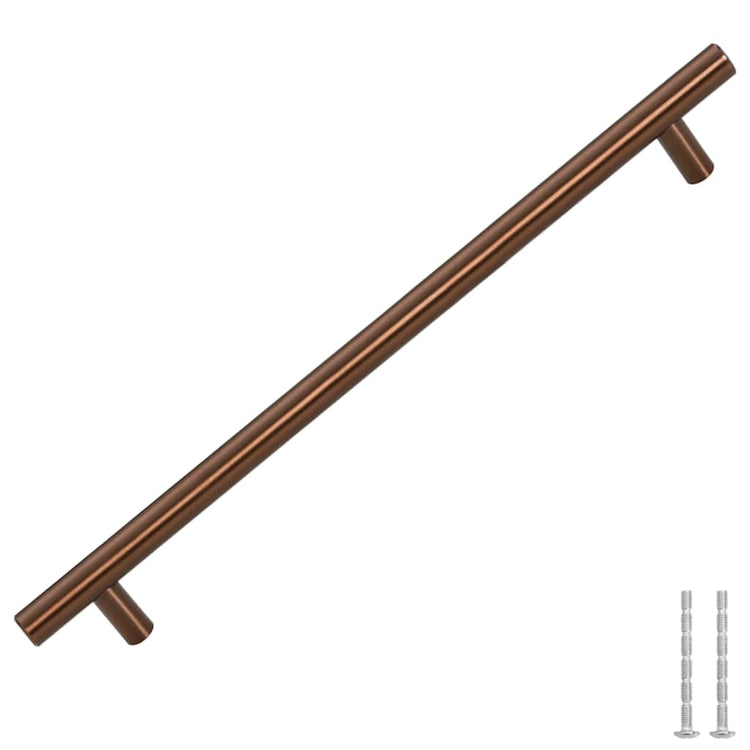VidaXL poignées 5 pcs 224 mm acier inoxydable couleur bronze