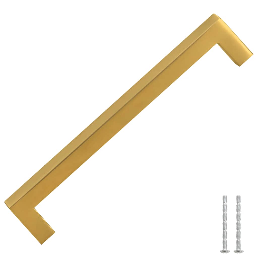 Vidaxx poignées 10 pcs 160 mm acier inoxydable doré