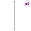 VidaXL poignées 5 pcs 480 mm acier inoxydable couleur argent