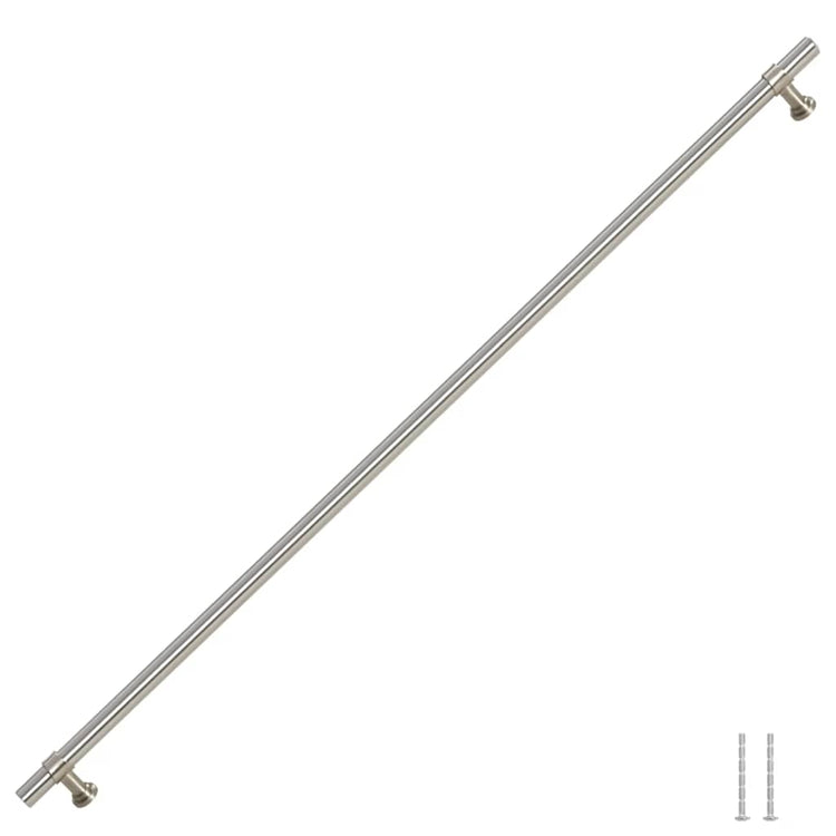 VidaXL poignées 5 pcs 480 mm acier inoxydable couleur argent