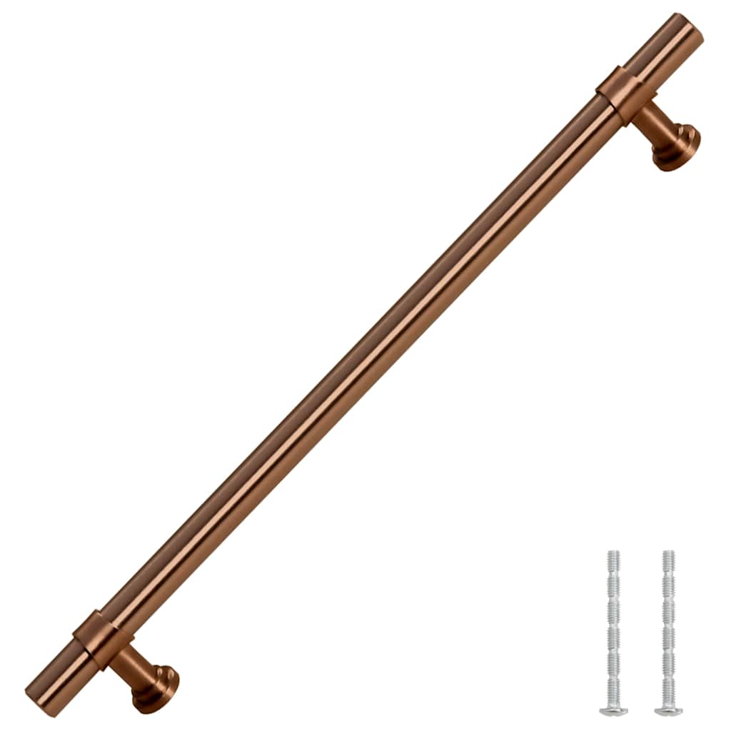VidaXL poignées 5 pcs 192 mm acier inoxydable couleur bronze
