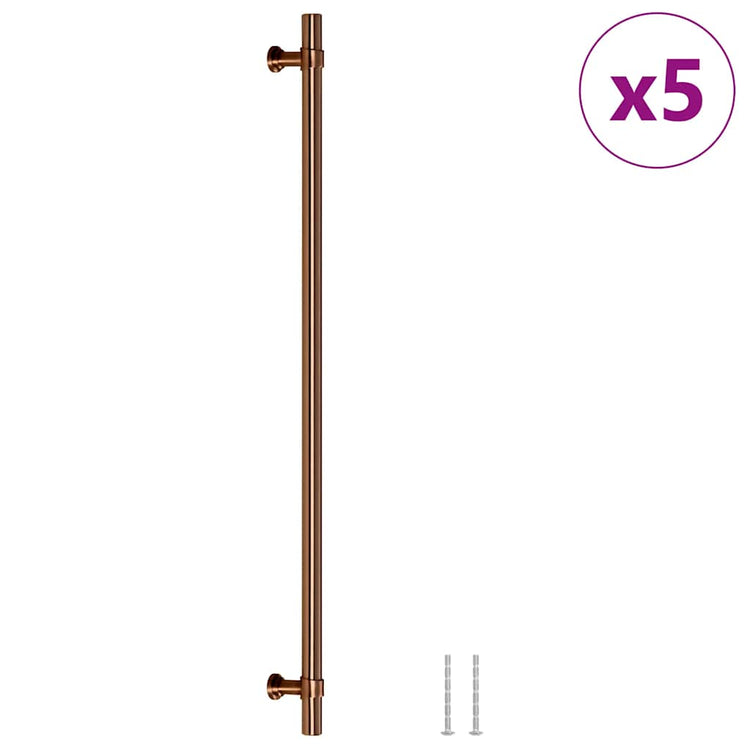 VidaXL poignées 5 pcs 320 mm acier inoxydable couleur bronze