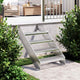 Vidaxxl grille de marche d'escalier 60x24x7 cm en acier galvanisé