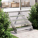 Vidaxl Step Step Grid 80x24x7 cm Acier galvanisé