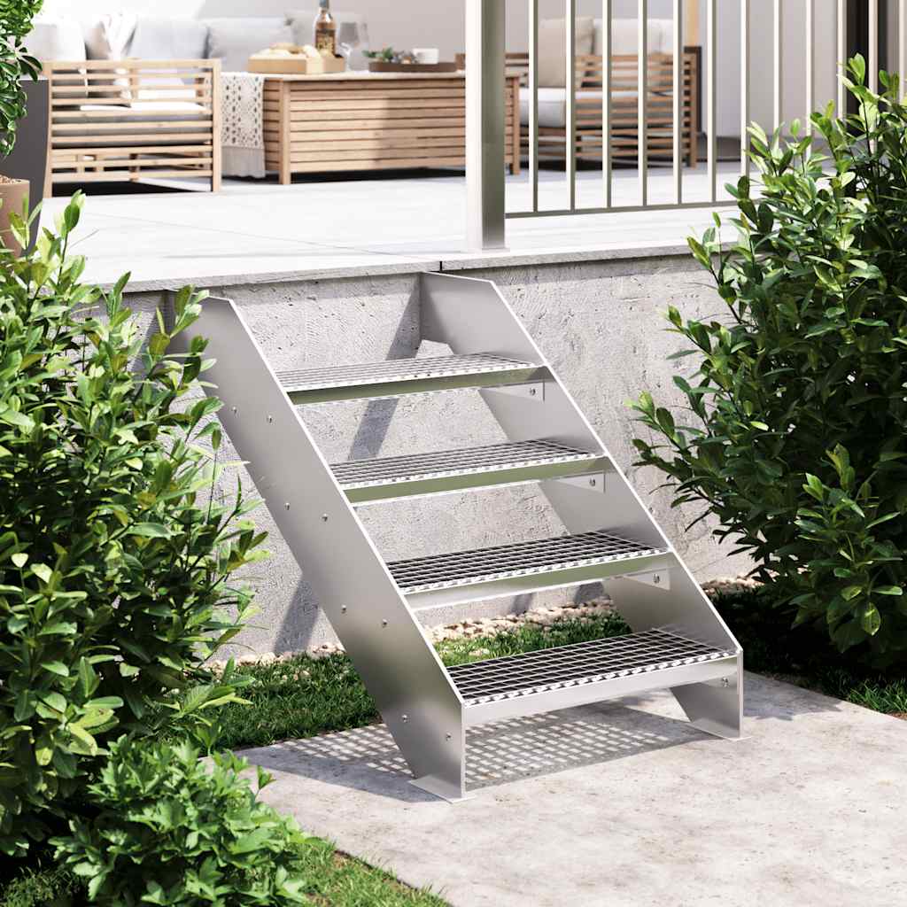 Vidaxl Step Step Grid 60x24x7 cm Acier galvanisé