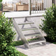 Vidaxl Step Step Grid 60x24x7 cm Acier galvanisé