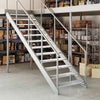 Vidaxl Step Step Grid 90x24x7 cm Acier galvanisé