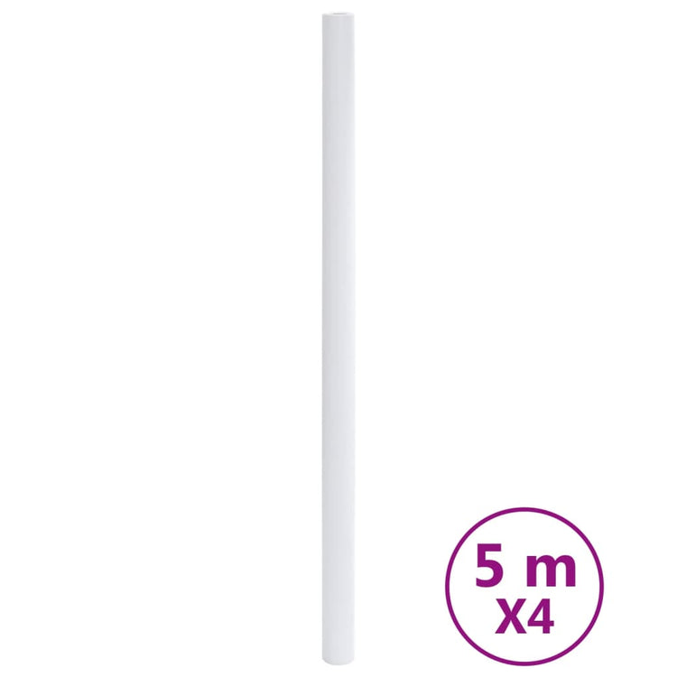 VidaXL films pour meubles autocollants 90x500 cm PVC blanc mat