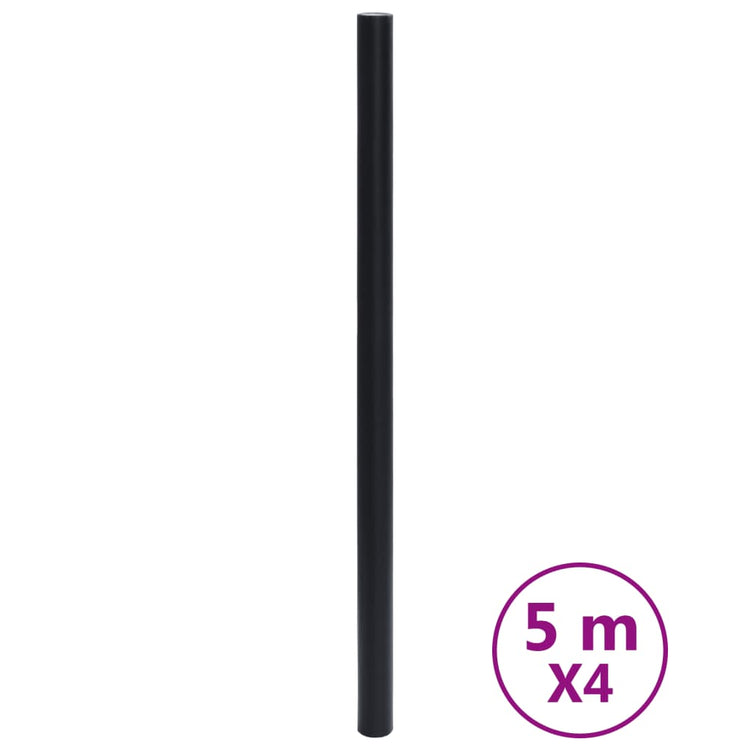 Vidaxx films pour meubles autocollants 90x500 cm PVC noir mat