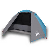 Vidaxl dome tente 2 personnes imperméables bleu - afbeelding 2