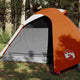 Tente dôme VidaXL 3 personnes imperméable orange