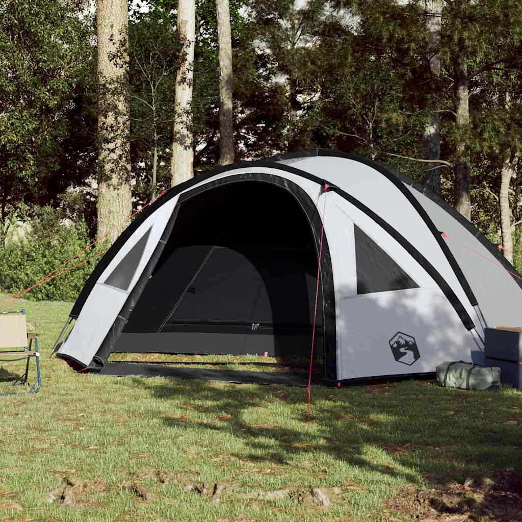 Vidaxl dome tente 4 personnes imperméables tissu damnant blanc