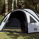 Vidaxl dome tente 4 personnes imperméables tissu damnant blanc