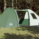 Vidaxl dome tente 6 personnes étanche verte