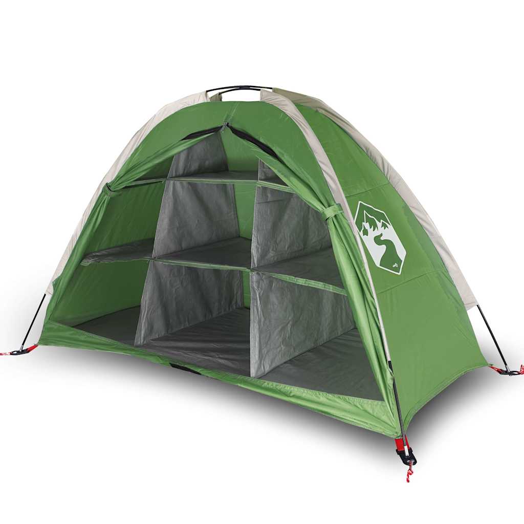 Vidaxx tente de rangement 9 compartiments imperméable vert