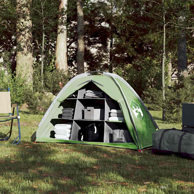 Vidaxx tente de rangement 9 compartiments imperméable vert