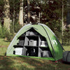 Vidaxx tente de rangement 9 compartiments imperméable vert