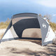 Vidaxl Beach Tent 274x178x170 148 cm 185T Gray en polyester