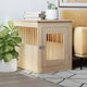 Vidaxxl cage pour chien 55x75x65 cm bois d'ingénierie couleur chêne sonoma
