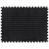 Vidaxl Rubbert Tile 12 mm 90x120 cm noir
