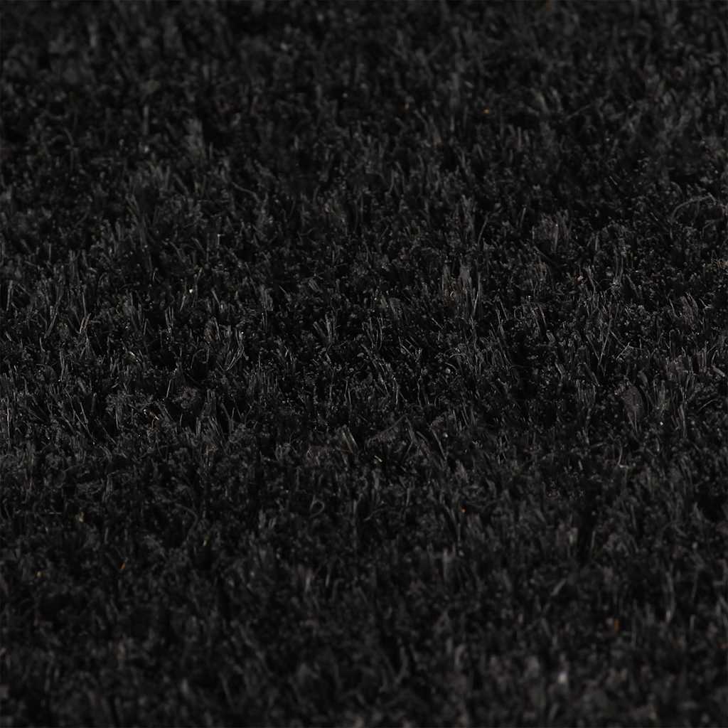 Vidaxl DOORMAT 40x60 cm Fibre de noix de coco tufted Black