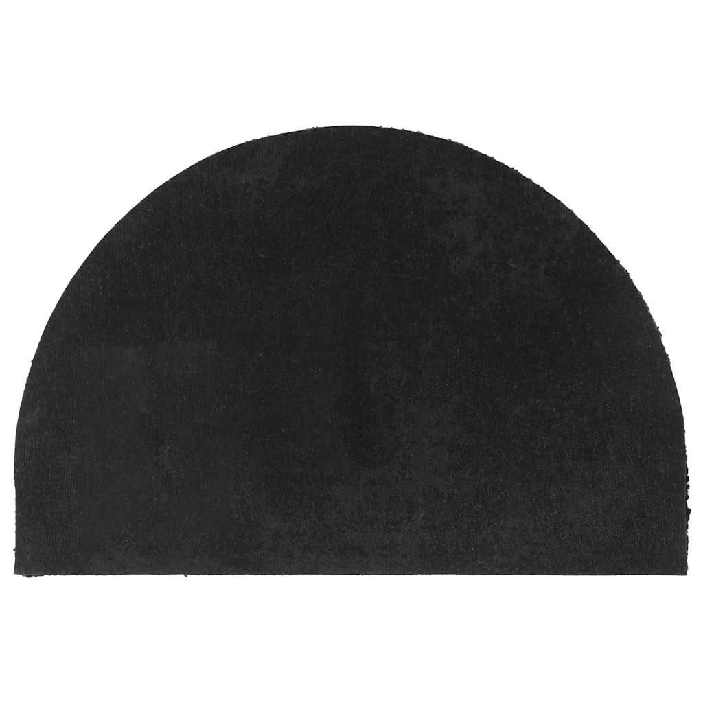 Vidaxl DOORMAT Half-Round 40x60 cm Fibre de noix de coco tufted Zwarty