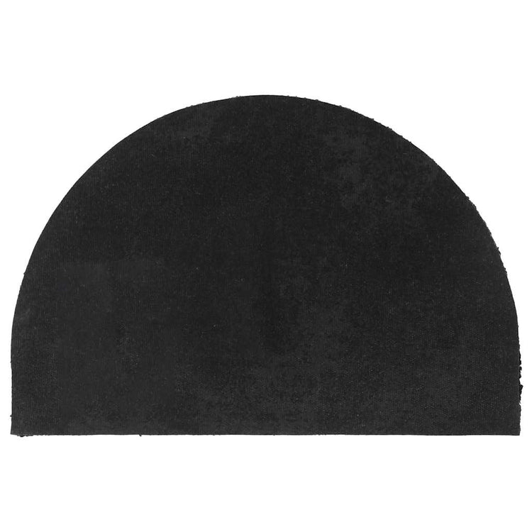 Vidaxl DOORMAT Half-Round 40x60 cm Fibre de noix de coco tufted Zwarty