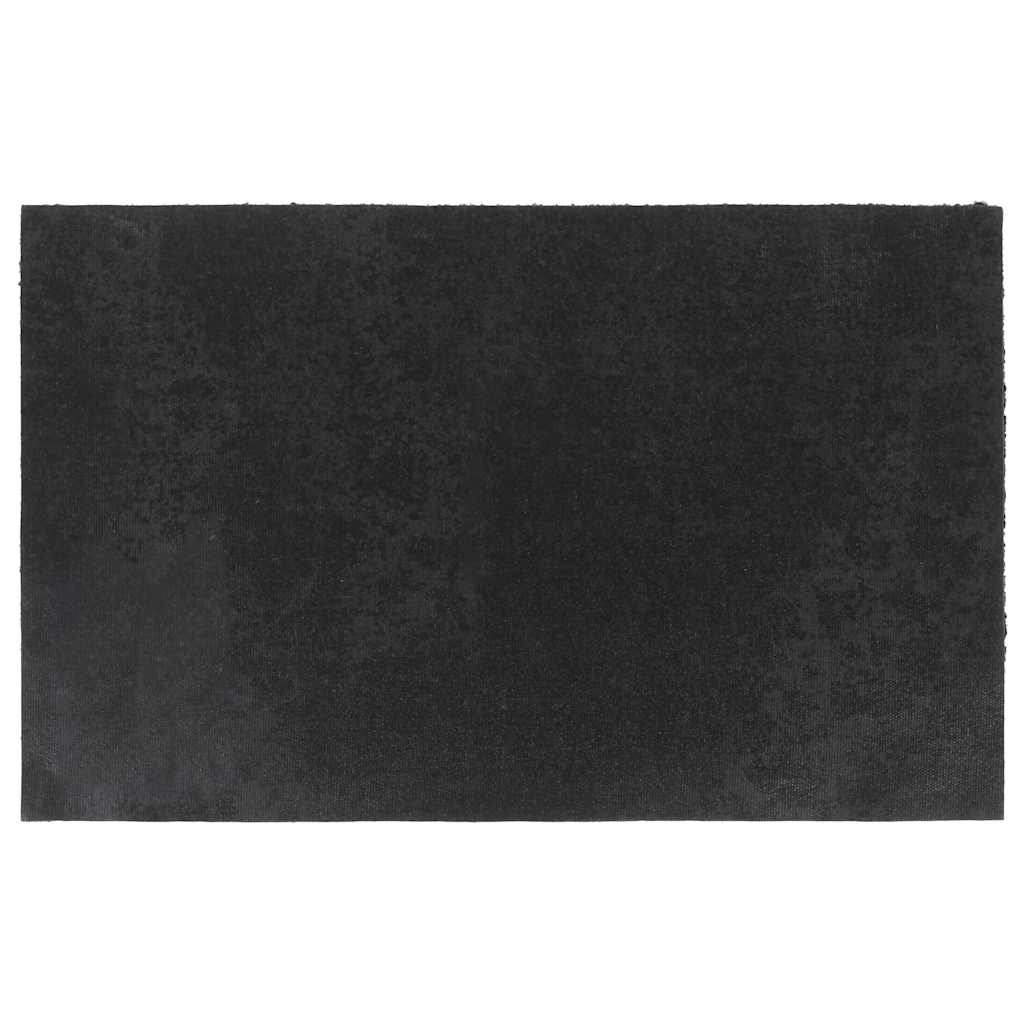 Vidaxl DOORMAT 50x80 cm Fibre de noix de coco tufted Black
