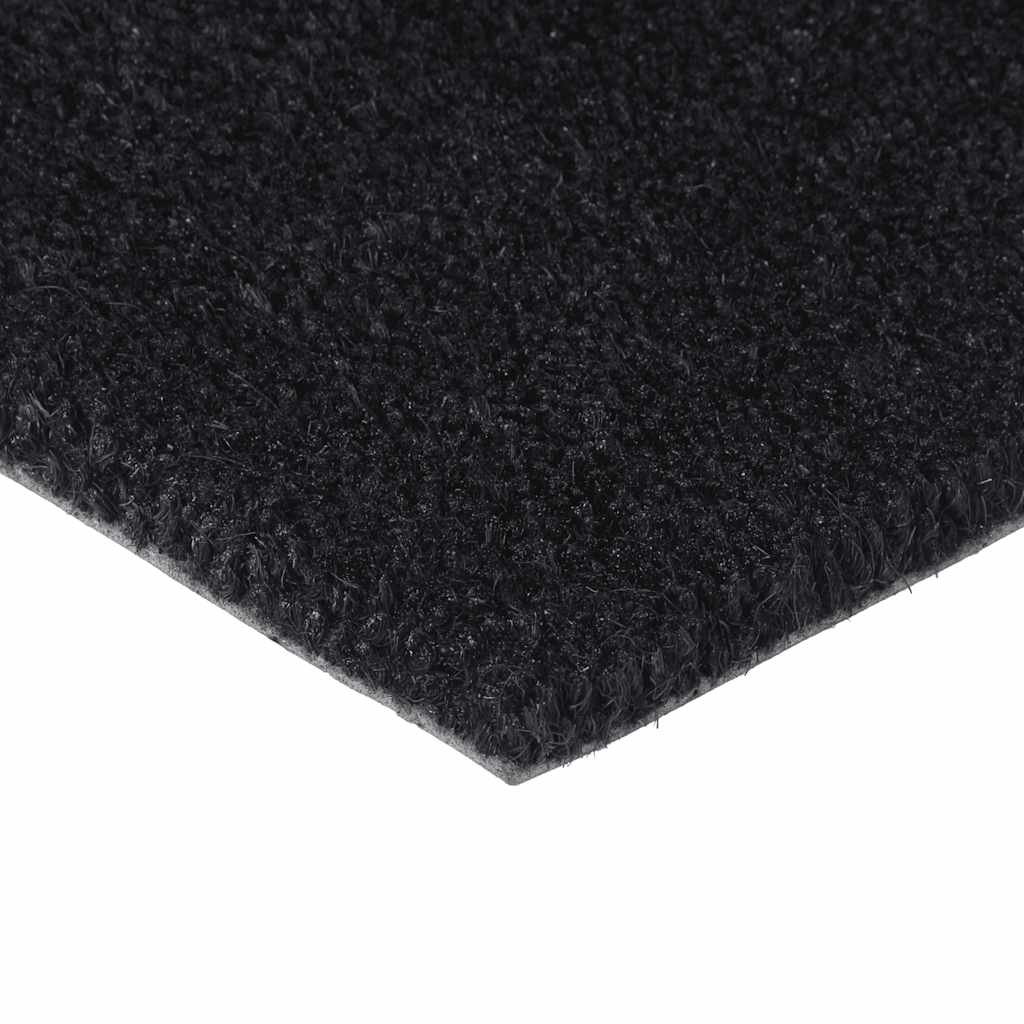 Vidaxl DOORMAT 50x80 cm Fibre de noix de coco tufted Black