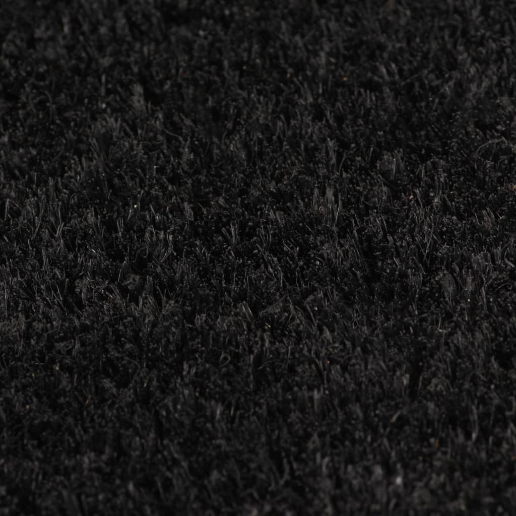 Vidaxl DOORMAT 80x100 cm Fibre de noix de coco tufted Black
