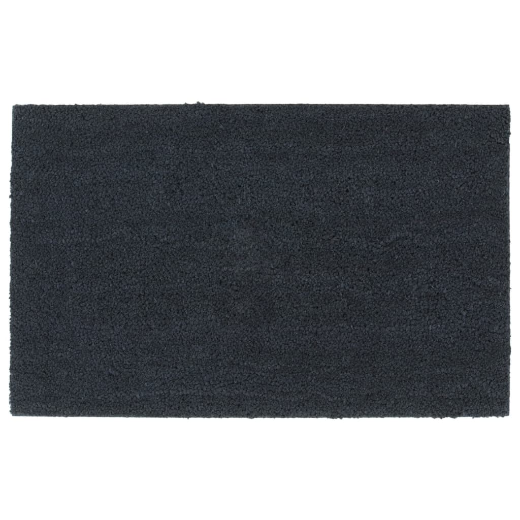 Vidaxx paillasson 50x80 cm tufté fibre de coco gris foncé