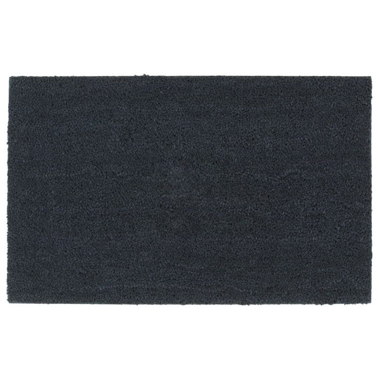 Vidaxx paillasson 50x80 cm tufté fibre de coco gris foncé