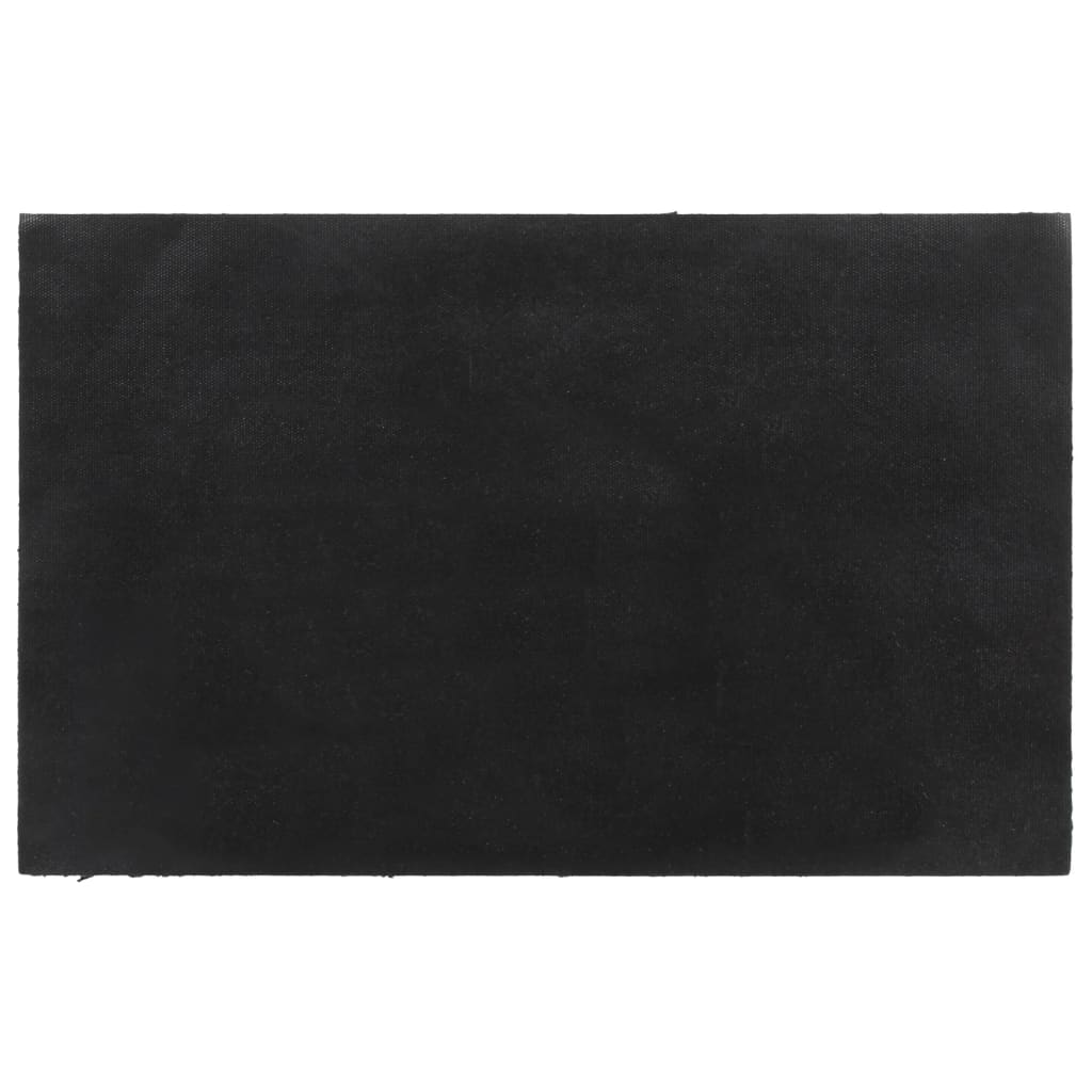 Vidaxx paillasson 50x80 cm tufté fibre de coco gris foncé