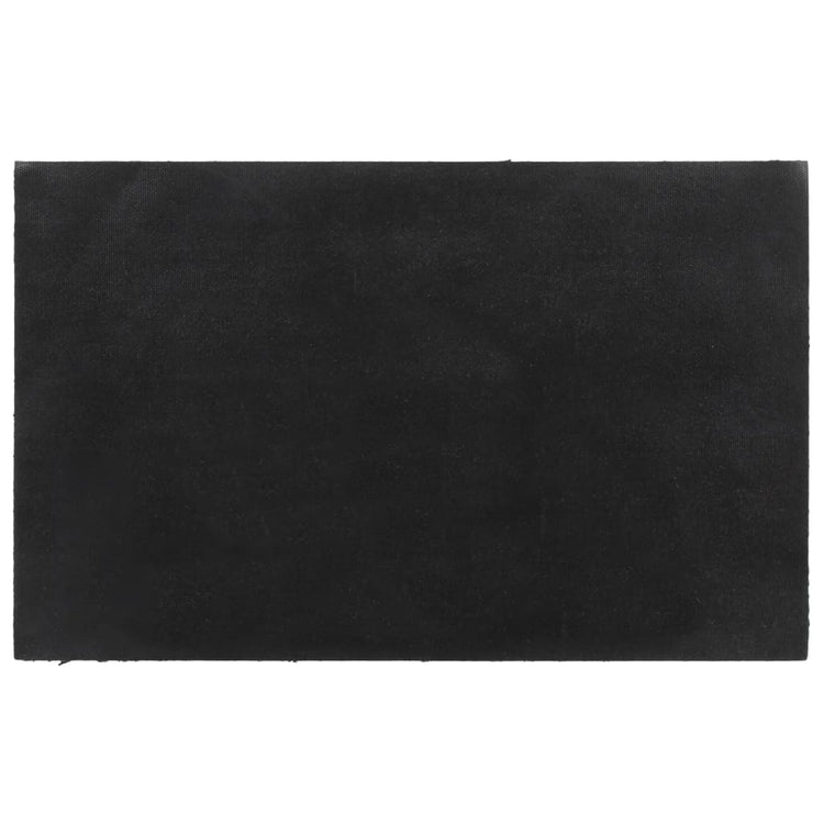 Vidaxx paillasson 50x80 cm tufté fibre de coco gris foncé