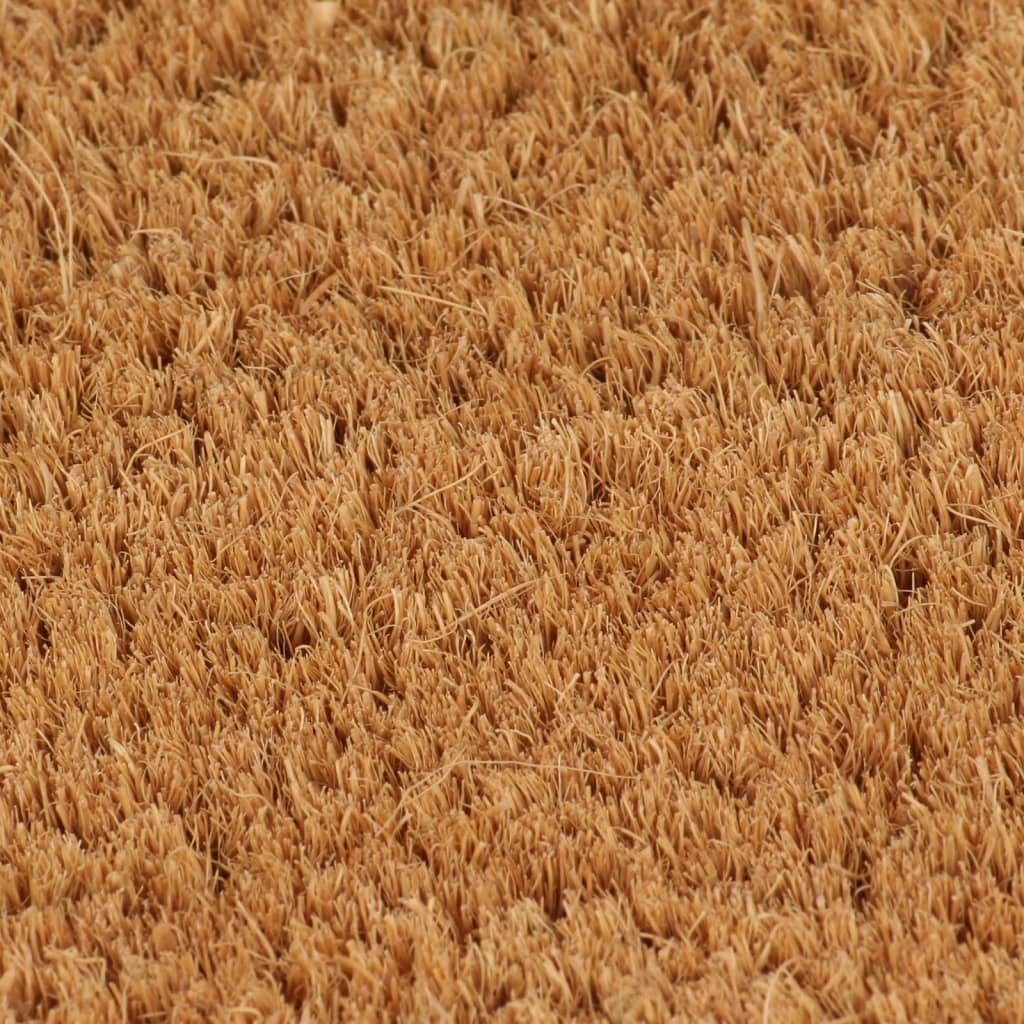 Vidaxl pailtre à moitié 60x90 cm Fibre de noix de coco tufted Natural