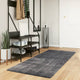 Tapis vidaxl Huarte Low -pole Soft Soft lavable 80x200 cm anthracite